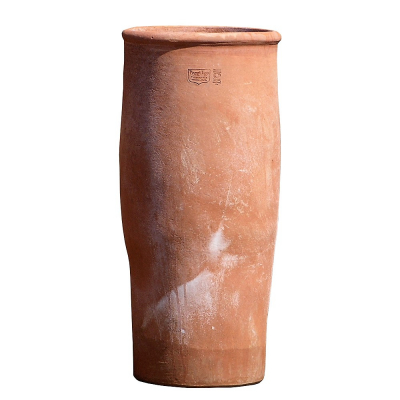 Vaso Primitivo- Schlichte, hohe Terracotta Vase