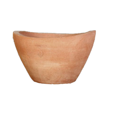 vaso design - Kleine ovale Terracotta-Schale