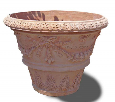 Vaso ornato - Gefäß mit Ornament