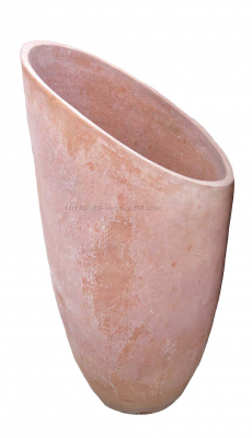 Vaso futura - Amphore aus Terracotta von Pogg Ug. Moderne Terrakotta. Höhe 123 cm