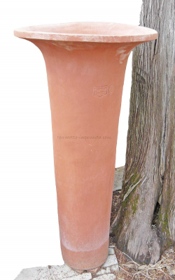 Terracotta-Vase Iris