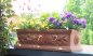 Preview: mit Sommerblumen bepflanzter Terracotta-Kasten