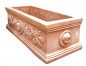 Preview: Terracotta-Kasten mit Ornament