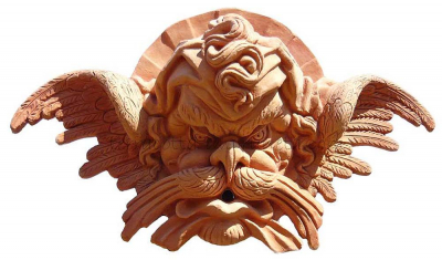 Fauno con ali - Terracotta-Faun mit Flügel