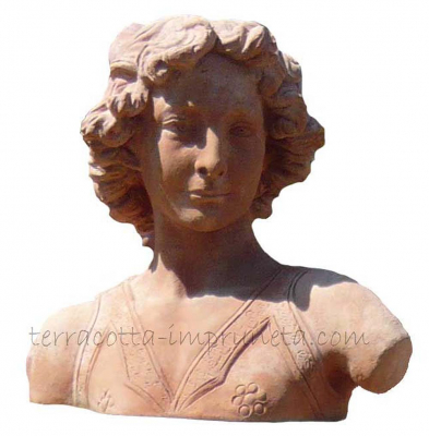 Terracotta-Büste David (nach Verrocchio)