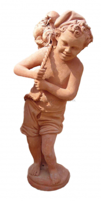 Statua con cesto - Junge mit Korb
