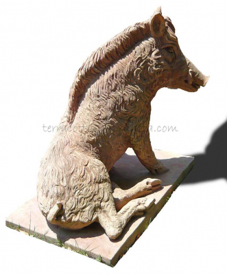 Terracotta-Wildschwein