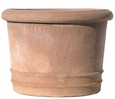 Vaso a bugnolo- Zylinder mit Rand