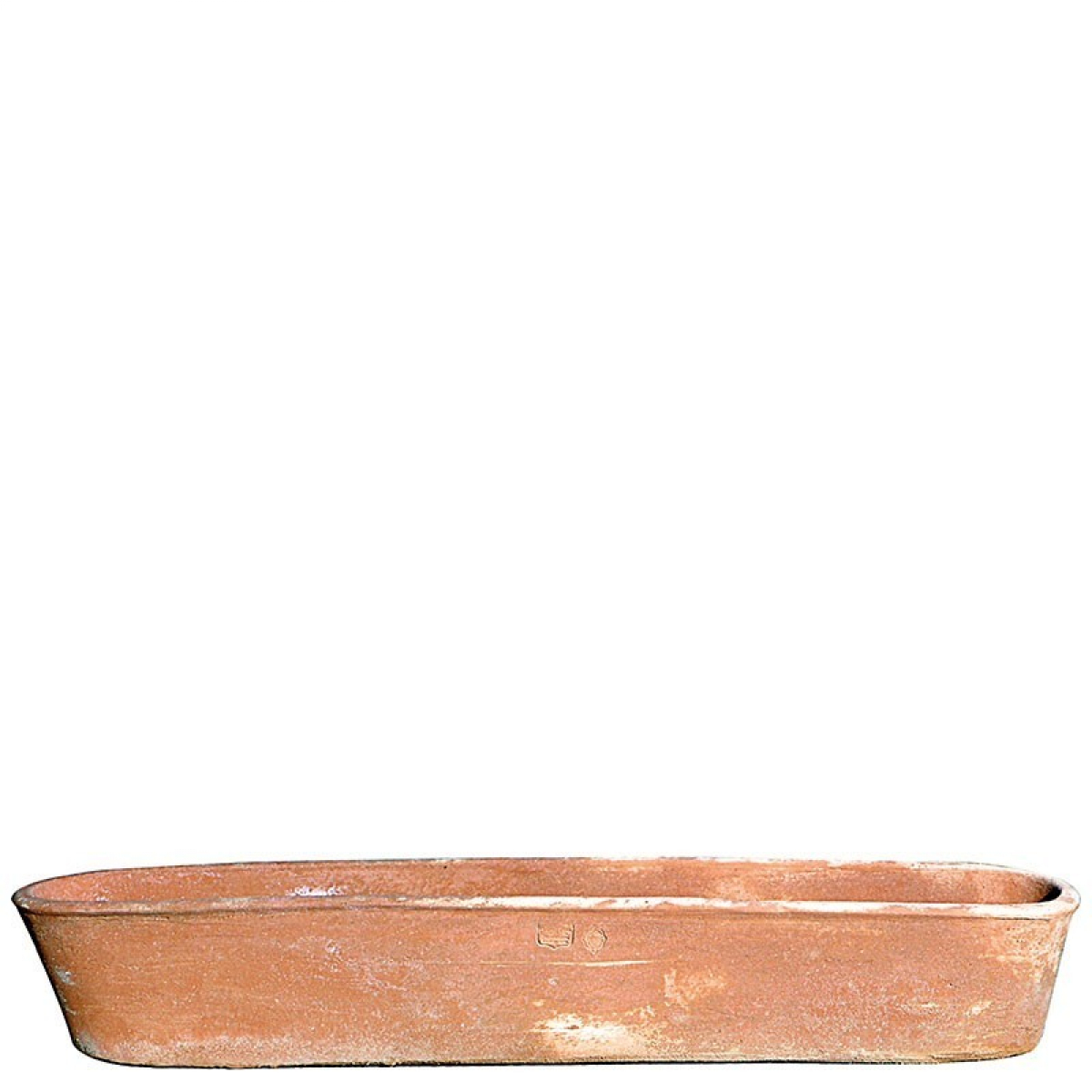 Cassetta da davanzale stondata - ovaler schmaller Terracotta Balkonkasten