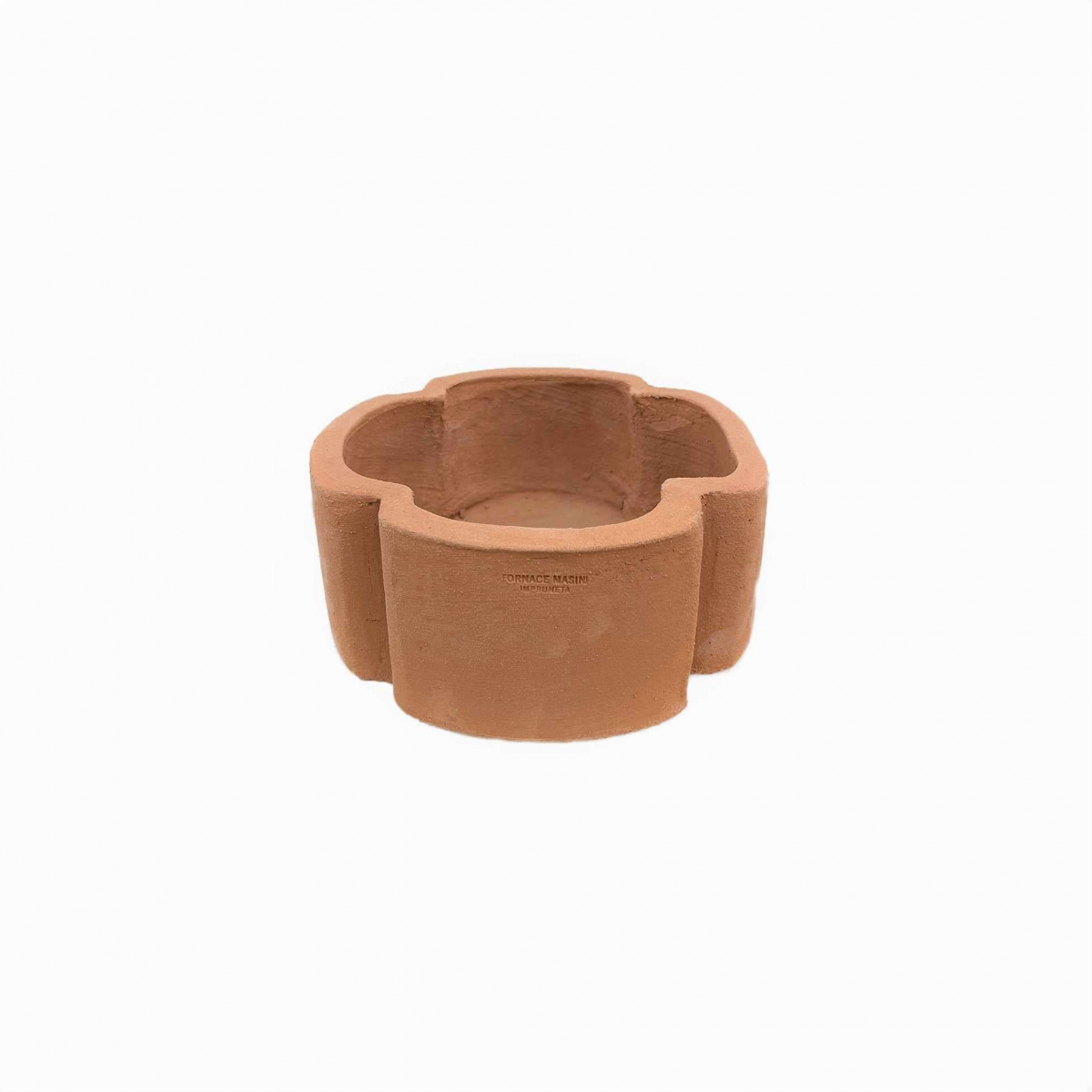 achteckiger terracotta topf