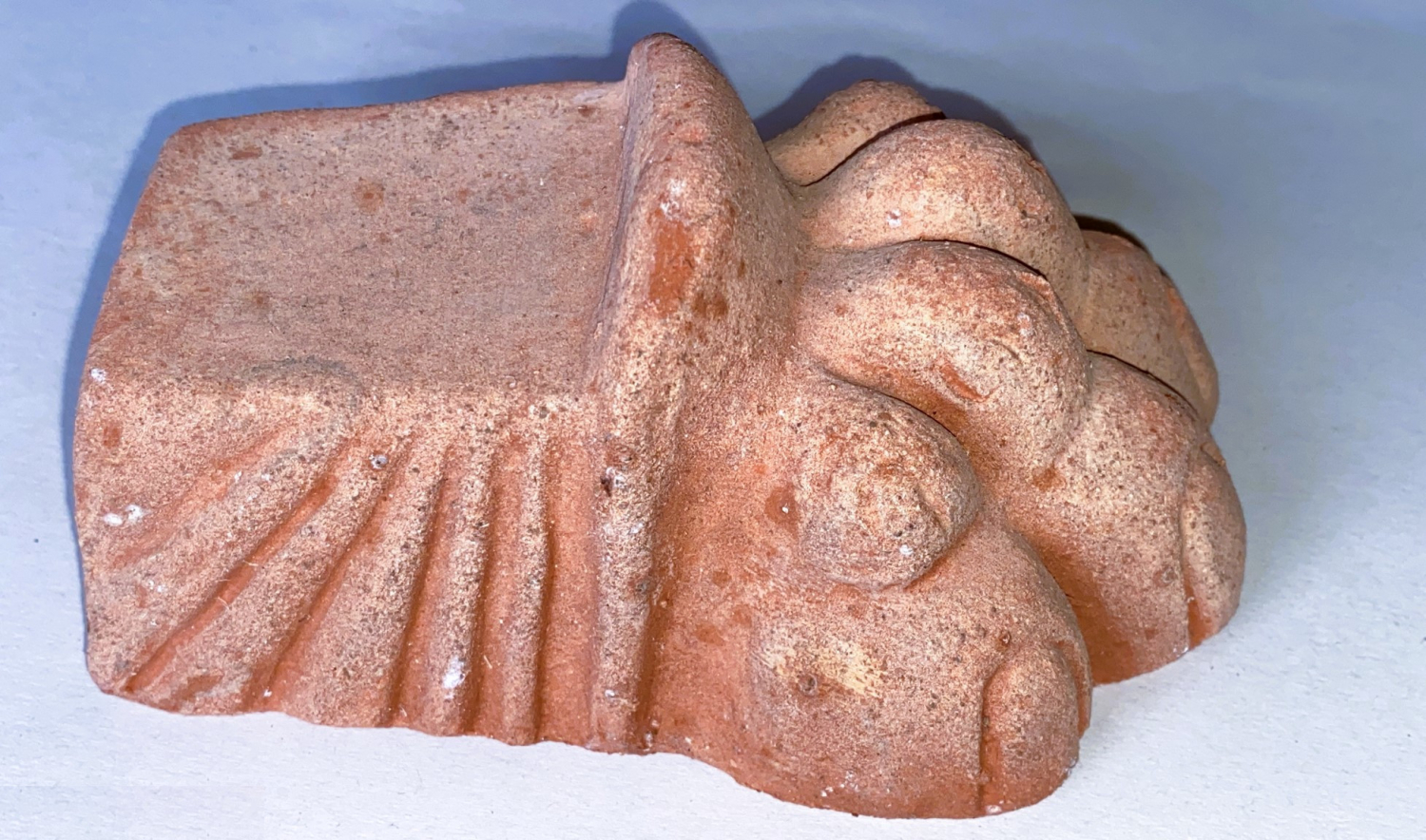 Terracotta-Löwenfuß, Höhe 5 cm