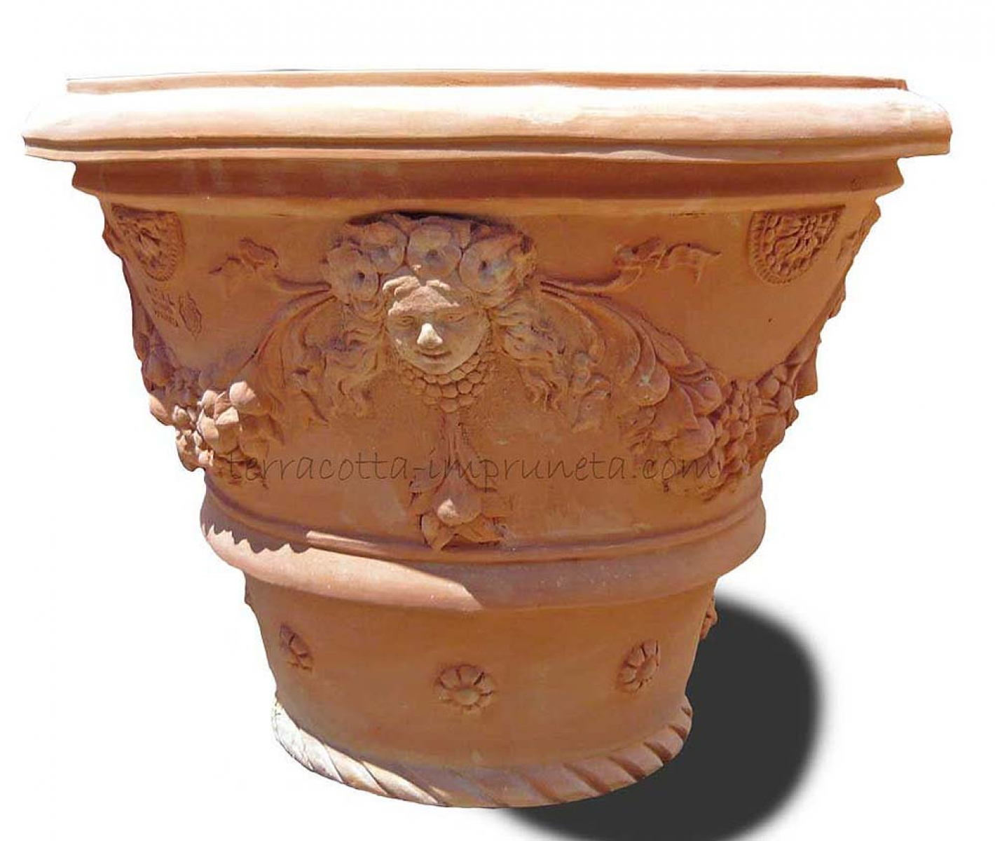 Vaso Ornato Terracotta Impruneta