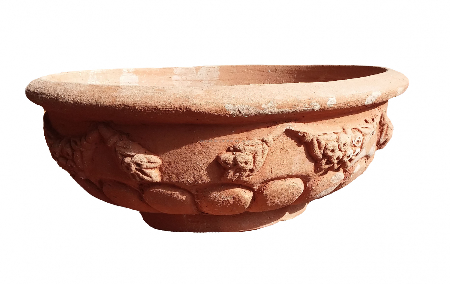 verzierte kleine Terracotta-Schale