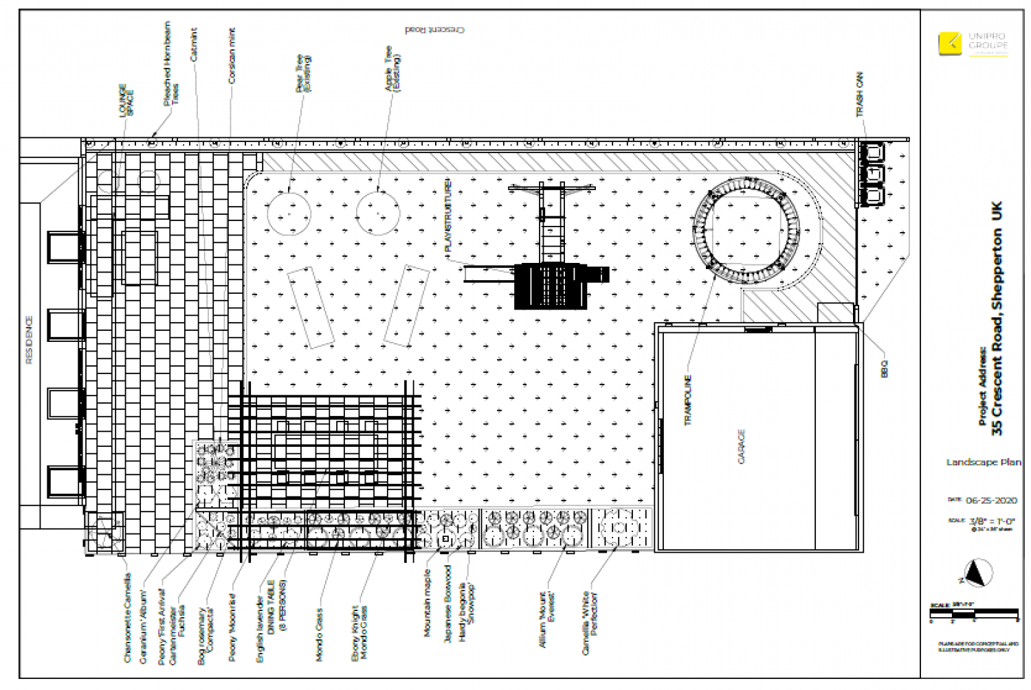 2d Zeichnung Terrasse